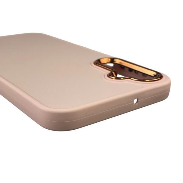 Чохол для Samsung Galaxy A24 (SM-A245F) із захистом на камері з мікрофіброю на самсунг а24 пудровий 0012160 фото