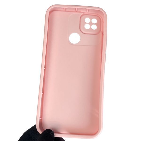Чохол силіконовий Soft Touch з 3D принтом для Xiaomi Redmi 10A рожевий (Повний захист камери) 0040767 фото