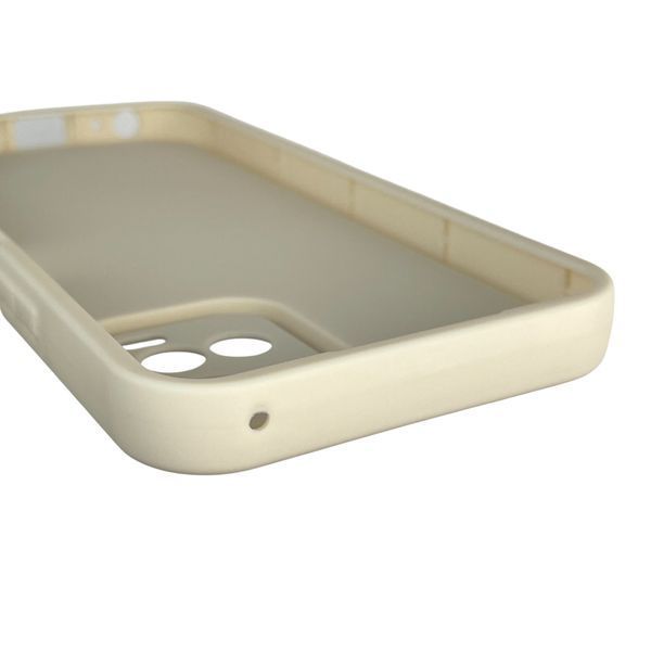 Чехол силиконовый оригинальный Soft Touch с 3D принтом злой котик для Vivo Y33s молочный (Полная защита камеры) 0046577 фото