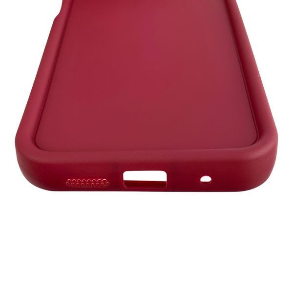 Чехол силиконовый Soft Touch для Xiaomi Poco M3 бордовый (Полная защита камеры) 0053882 фото