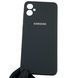 Чехол для Samsung Galaxy A05 (SM-A055) силиконовый с микрофиброй нескользящий на самсунг а05 черный 0032837 фото 1