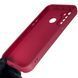 Чехол силиконовый Soft Touch с 3D принтом смешного теда мишки для Realme 5 бордовый (Полная защита камеры) 0049157 фото 3