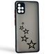 Чохол для телефона Samsung Galaxy A51 (SM-A515F) с 3D принтом зірочки із захистом камери чорний 0059227 фото 1