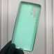 Чохол для Xiaomi 12 Lite глянсовий із золотою окантовкою із захистом камери на сяомі 12 лайт бірюзовий 0000109 фото 2
