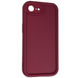 Чехол силиконовый Soft Touch для Apple iPhone 16e бордовый (Полная защита камеры) 0044239 фото 1