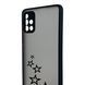 Чохол для телефона Samsung Galaxy A51 (SM-A515F) с 3D принтом зірочки із захистом камери чорний 0059227 фото 4