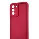 Чохол силіконовий Soft Touch для Samsung Galaxy S21 бордовий (Повний захист камери) 0054032 фото 4