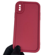 Чохол силіконовий Soft Touch для Apple iPhone Xs бордовий (Повний захист камери) 0039366 фото 1