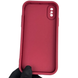Чохол силіконовий Soft Touch для Apple iPhone Xs бордовий (Повний захист камери) 0039366 фото 3