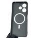 Чохол для Xiaomi Poco M6 з 3д ефектом з магнітом магсейф блискучий на сяомі поко м6 чорний 0012043 фото 8