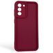 Чохол силіконовий Soft Touch для Samsung Galaxy S21 бордовий (Повний захист камери) 0054032 фото 1