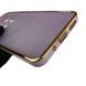 Чехол для Xiaomi Redmi 12C с кольцом MagSafe с золотой окантовкой на редми 12с сиреневый gs1 0022547 фото 4