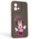 Чехол силиконовый Soft Touch с 3D принтом волшебной минни маус для Motorola Moto G84 (PAYM0011RS) коричневый (Полная защита камеры) 0050238 фото 1
