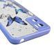 Чехол для Motorola Moto E22 (PAVC0003) с блёстками с бабочками на моторола е22 сиреневый 0037547 фото 5