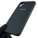 Чехол для Samsung Galaxy A05 (SM-A055) силиконовый с микрофиброй нескользящий на самсунг а05 черный 0032837 фото 6