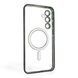 Чохол для Samsung Galaxy A55 5G (SM-A556B) з лінзами на камері з MagSafe на самсунг а55 5г чорний 0034480 фото 2