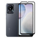 Защитное стекло для телефона Vivo Y02 противоударное полноэкранное на виво у02 черное 0038796 фото 1