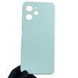 Чехол для Xiaomi Redmi 12 4G силиконовый с микрофиброй нескользящий на сяоми редми 12 4г голубой 0032570 фото
