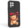 Чохол силіконовий оригінальний Soft Touch з 3D принтом милий ведмедик для Realme 8 Pro чорний (Повний захист камери) 0043315 фото