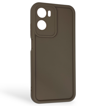 Чехол силиконовый Soft Touch для Motorola G05 коричневый (Полная защита камеры) 0043962 фото