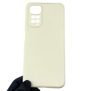 Чехол для Xiaomi Redmi Note 11s с квадратными гранями с защитой камеры на сяоми редми нот 11с бежевый 0012794 фото
