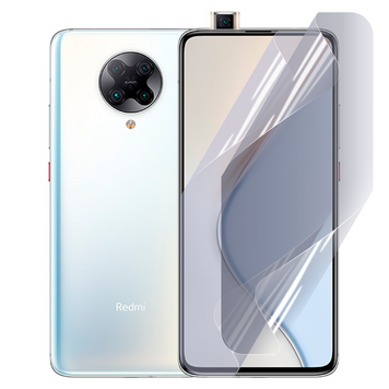 Плёнка гидрогелевая для Xiaomi Redmi K30 глянцевая на Сяоми редми к30 прозрачная 0011662 фото