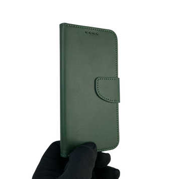 Чохол-книжка для телефона Huawei Y6S (JAT-LX1) шкіряна з магнитною застібкою на хуавей у6с зелена 0025436 фото