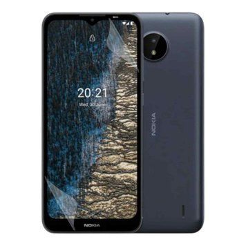 Плёнка гидрогелевая для Nokia C21 (TA-1352) глянцевая противоударная на нокиа с21 прозрачная 0003050 фото