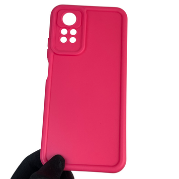 Чохол силіконовий Soft Touch для Xiaomi Redmi Note 11 Pro малиновий (Повний захист камери) 0039972 фото