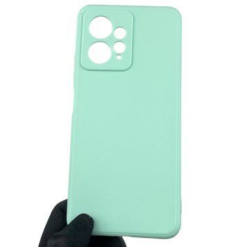 Чехол для Xiaomi Redmi Note 12 4G с квадратными гранями с защитой камеры на сяоми редми нот 12 4г мятный 0012844 фото