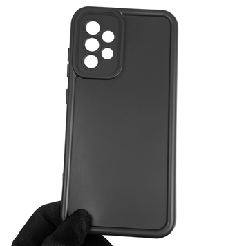 Чохол силіконовий Soft Touch для Samsung Galaxy A52 5G (SM-A526) чорний (Повний захист камери) 0039693 фото