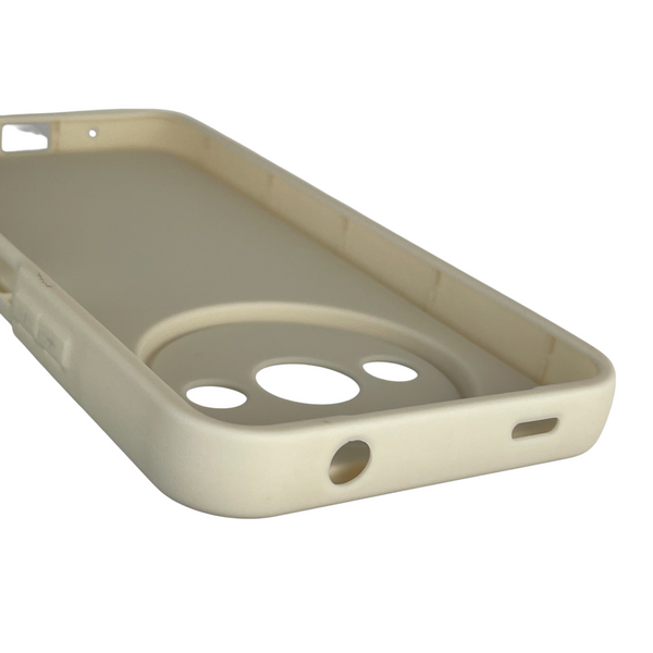 Чехол силиконовый Soft Touch с 3D принтом для Xiaomi Redmi A3 молочный (Полная защита камеры) 0040781 фото