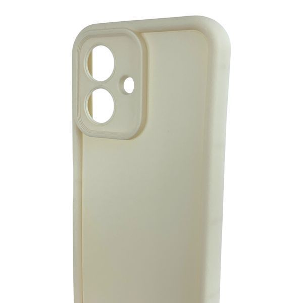 Чохол силіконовий Soft Touch для Tecno Spark Go 2 (KM4) молочний (Повний захист камери) 0054472 фото