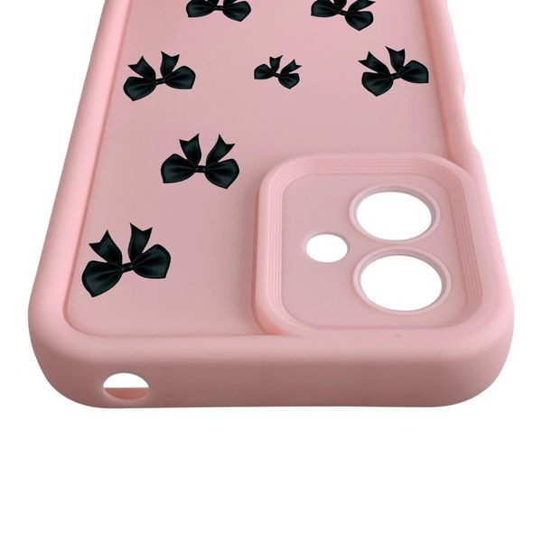 Чехол силиконовый Soft Touch с 3D принтом для Motorola G14 розовый (Полная защита камеры) 0057332 фото