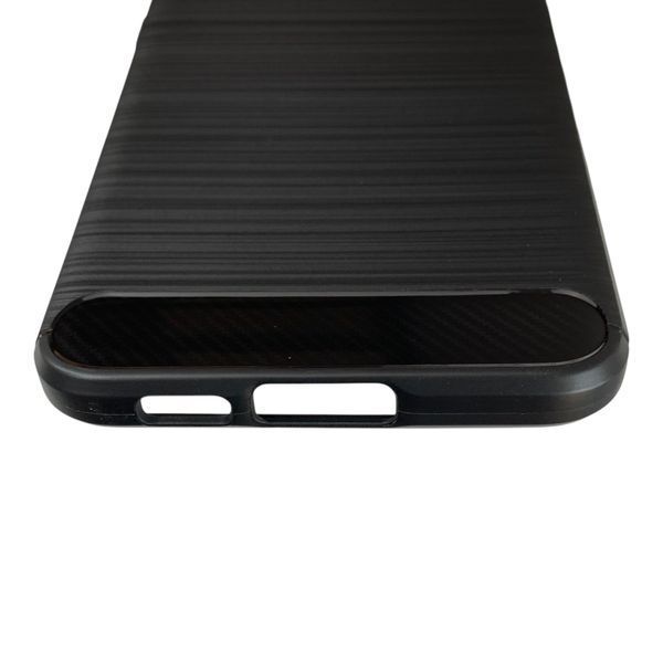Чохол для телефона Samsung Galaxy S23 Plus (SM-S916B) карбоновий протиударний з високими бортами чорний 0052229 фото