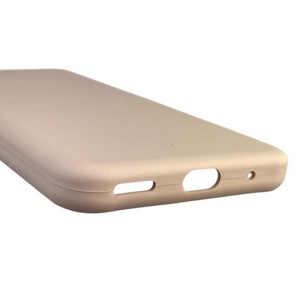 Чохол для Motorola Moto E13 (PAXT0034) силіконовий з мікрофіброю нековзний на моторола е13 пудровий 0031680 фото