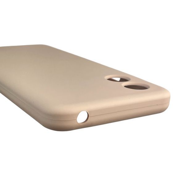 Чохол для Motorola Moto E13 (PAXT0034) силіконовий з мікрофіброю нековзний на моторола е13 пудровий 0031680 фото