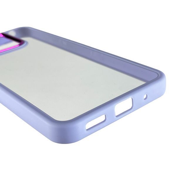Чохол для Xiaomi Redmi 12C з кольоровими високими бортами на сяомі редмі 12с бузковий 0007840 фото