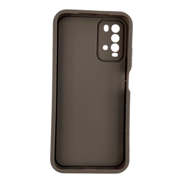 Чехол силиконовый Soft Touch для Xiaomi Poco M3 коричневый (Полная защита камеры) 0053883 фото