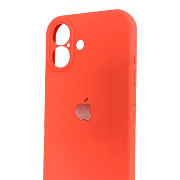 Чехол Silicone Case для Apple iPhone 17 розовый Peach (софт-тач, закрытая камера) 0061872 фото