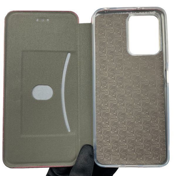 Чехол-книжка для Xiaomi Poco X5 5G с подставкой на сяоми поко х5 5г бордовая 0002057 фото