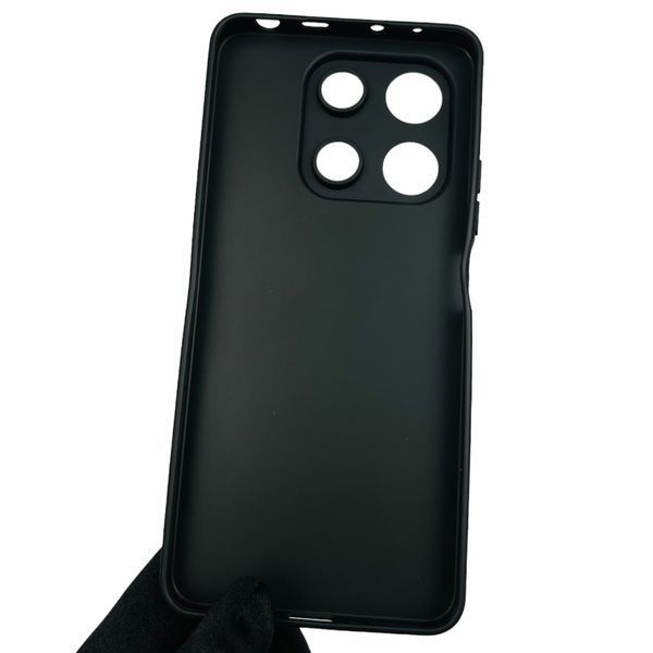 Чохол для Xiaomi Redmi Note 13 4G з квадратними гранями із захистом камери на сяомі редмі нот 13 4г чорний 0001738 фото