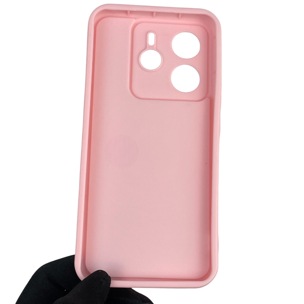 Чохол силіконовий Soft Touch з 3D принтом для Xiaomi Redmi Note 14 4G EU рожевий (Повний захист камери) 0042378 фото