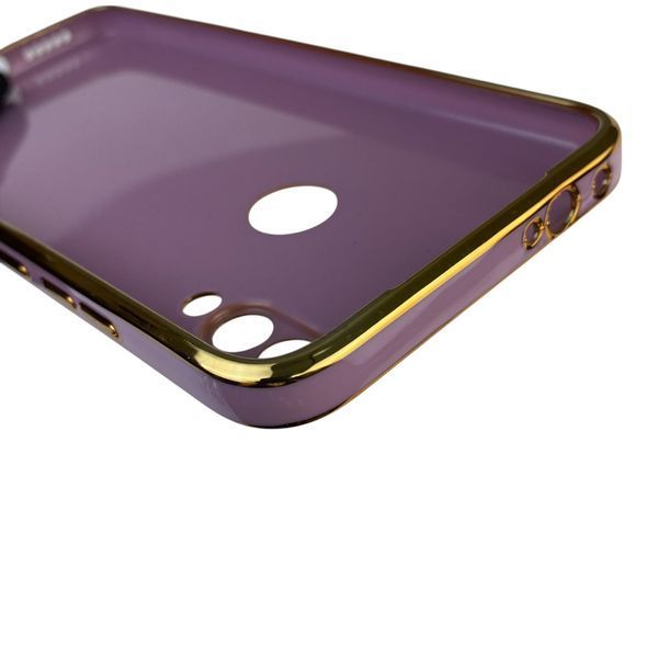 Чехол для Xiaomi Redmi Note 7 с защитой камеры с золотой окантовкой на редми нот 7 черничный gs1 0020036 фото