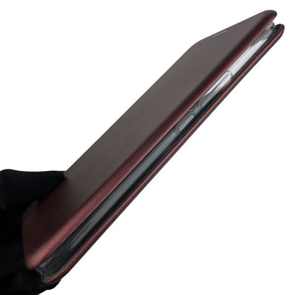 Чохол-книжка для TECNO Spark 8C KG5k з підставкою на техно спарк 8с бордова 0001650 фото
