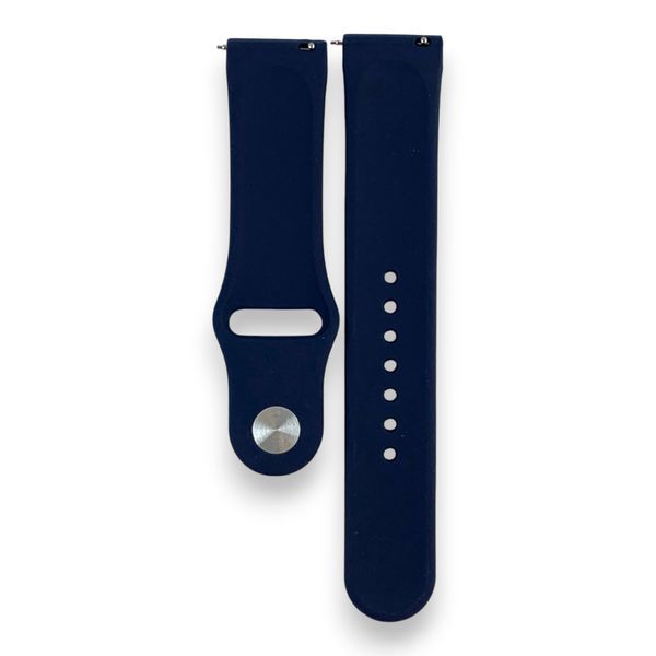 Ремешок силиконовый 20 мм для Samsung Galaxy Watch 7 (40mm) темно-синий 0055559 фото