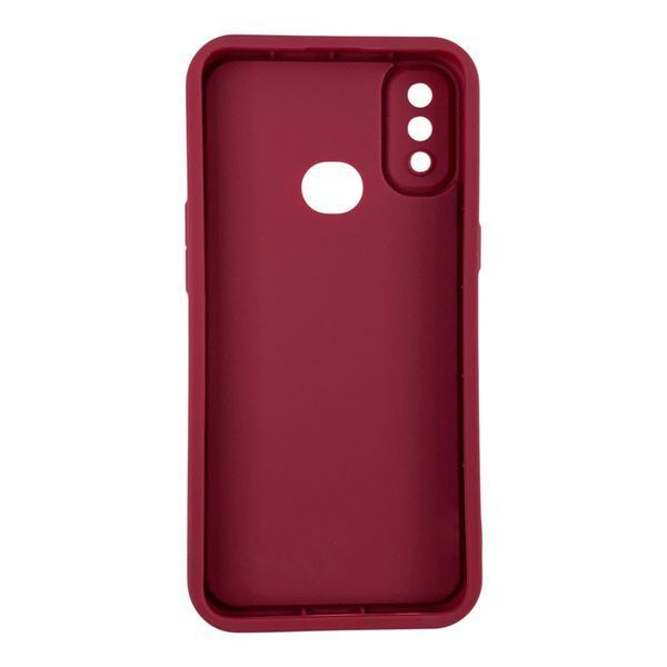 Чехол силиконовый Soft Touch для Samsung Galaxy A10s бордовый (Полная защита камеры) 0053983 фото