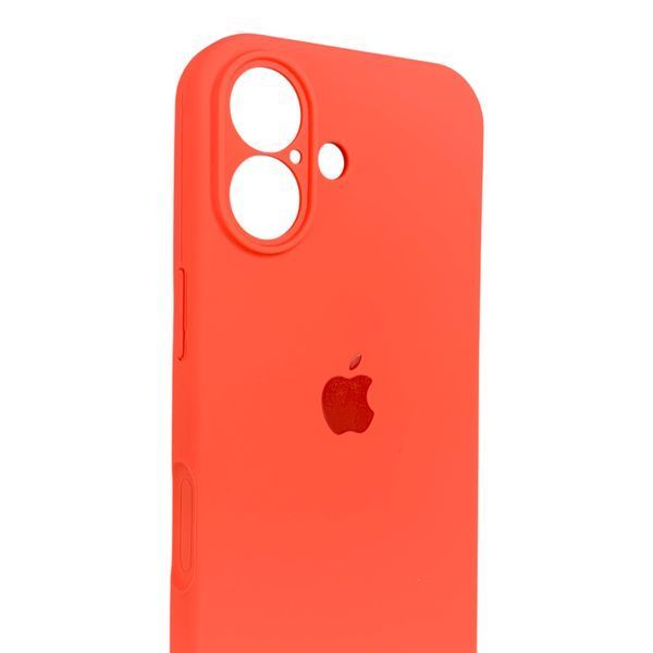 Чехол Silicone Case для Apple iPhone 17 розовый Peach (софт-тач, закрытая камера) 0061872 фото