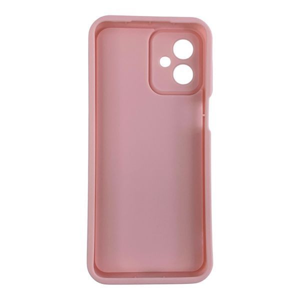 Чехол силиконовый Soft Touch с 3D принтом для Motorola G14 розовый (Полная защита камеры) 0057332 фото