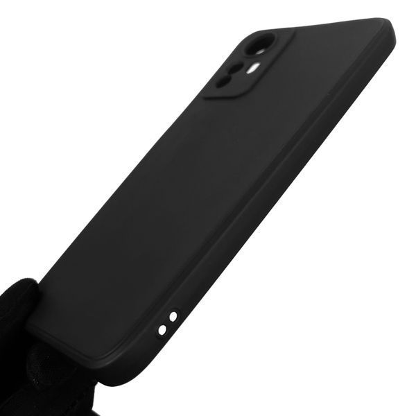 Чохол для Xiaomi Redmi Note 12S 4G із квадратними гранями із захистом камери на сяомі редмі нот 12с 4г чорний 0001215 фото